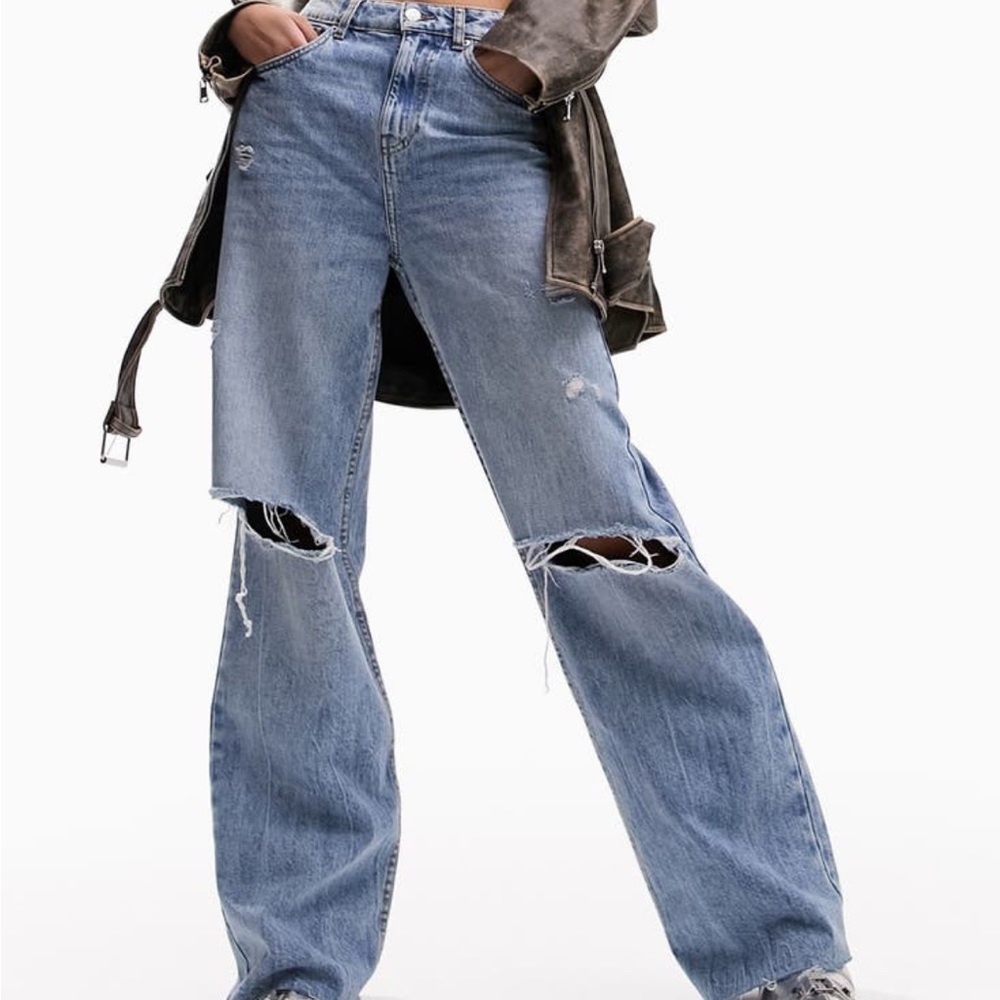 ASOS DESIGN Ripped Dad Jeans - SIZE 36 (US 14) - NWOT!